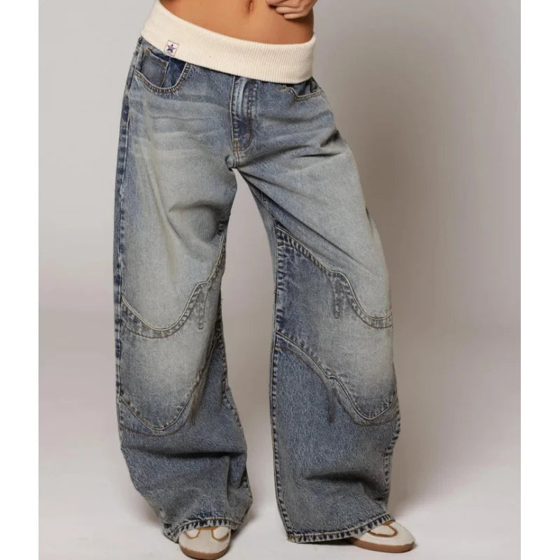 Women's Wide Leg Denim Jeans