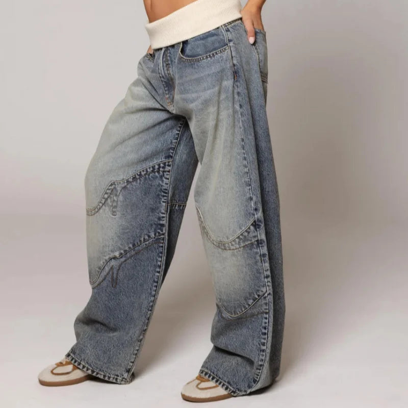Women's Wide Leg Denim Jeans