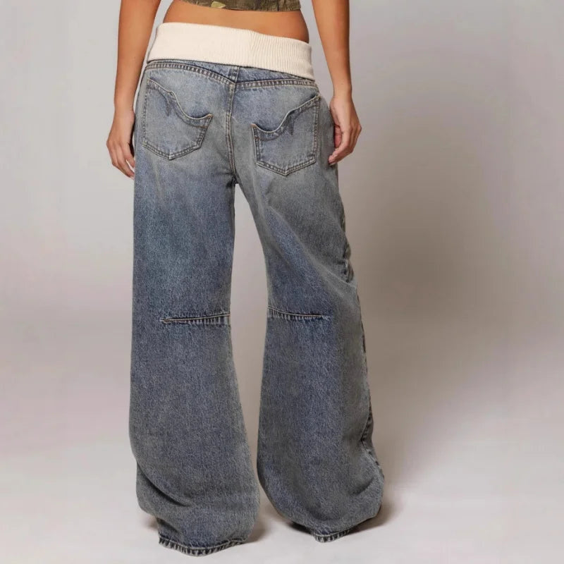 Women's Wide Leg Denim Jeans