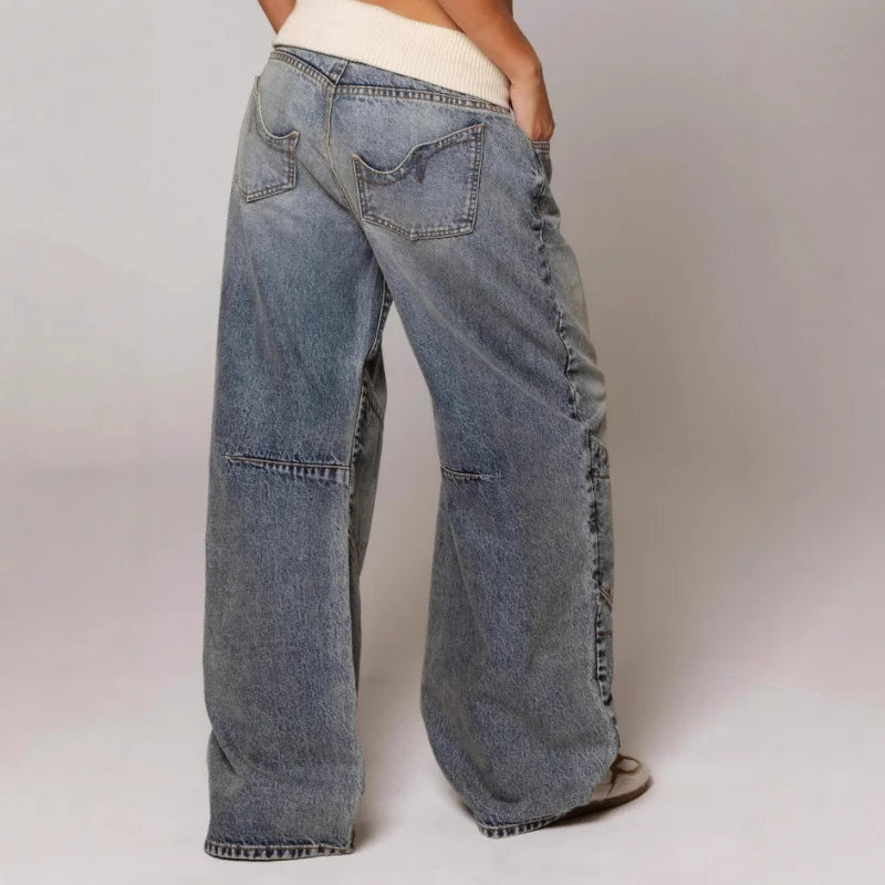 Women's Wide Leg Denim Jeans