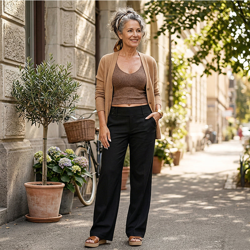 Women's Wide Leg Trousers