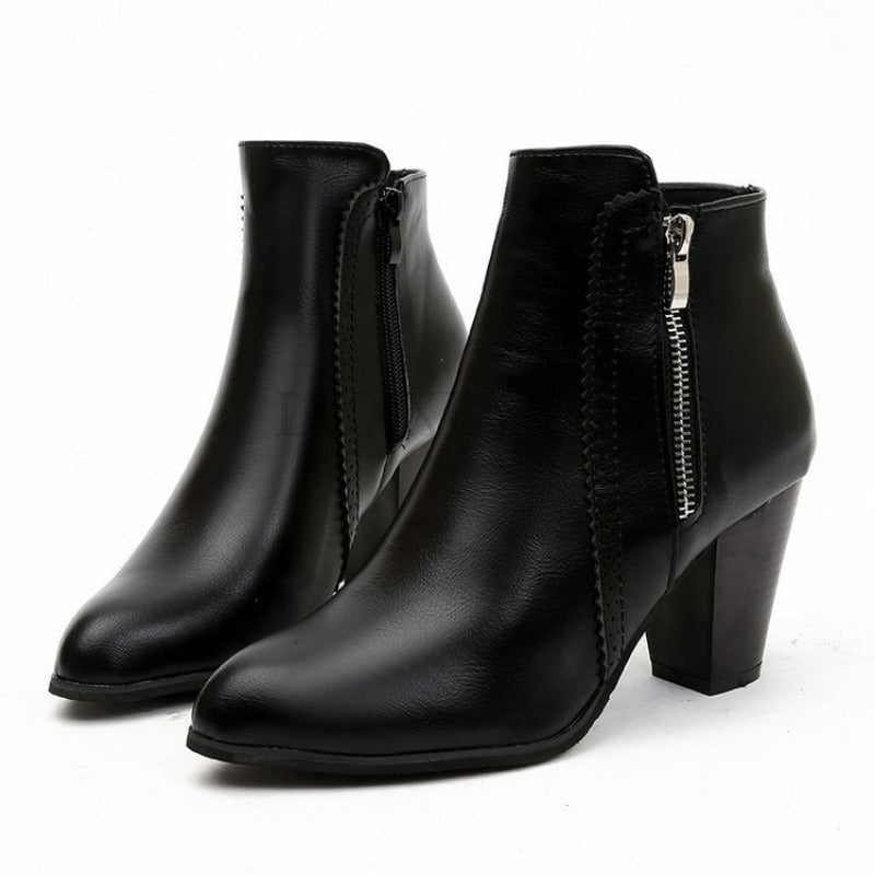 Women's Zip-Up Ankle Boots