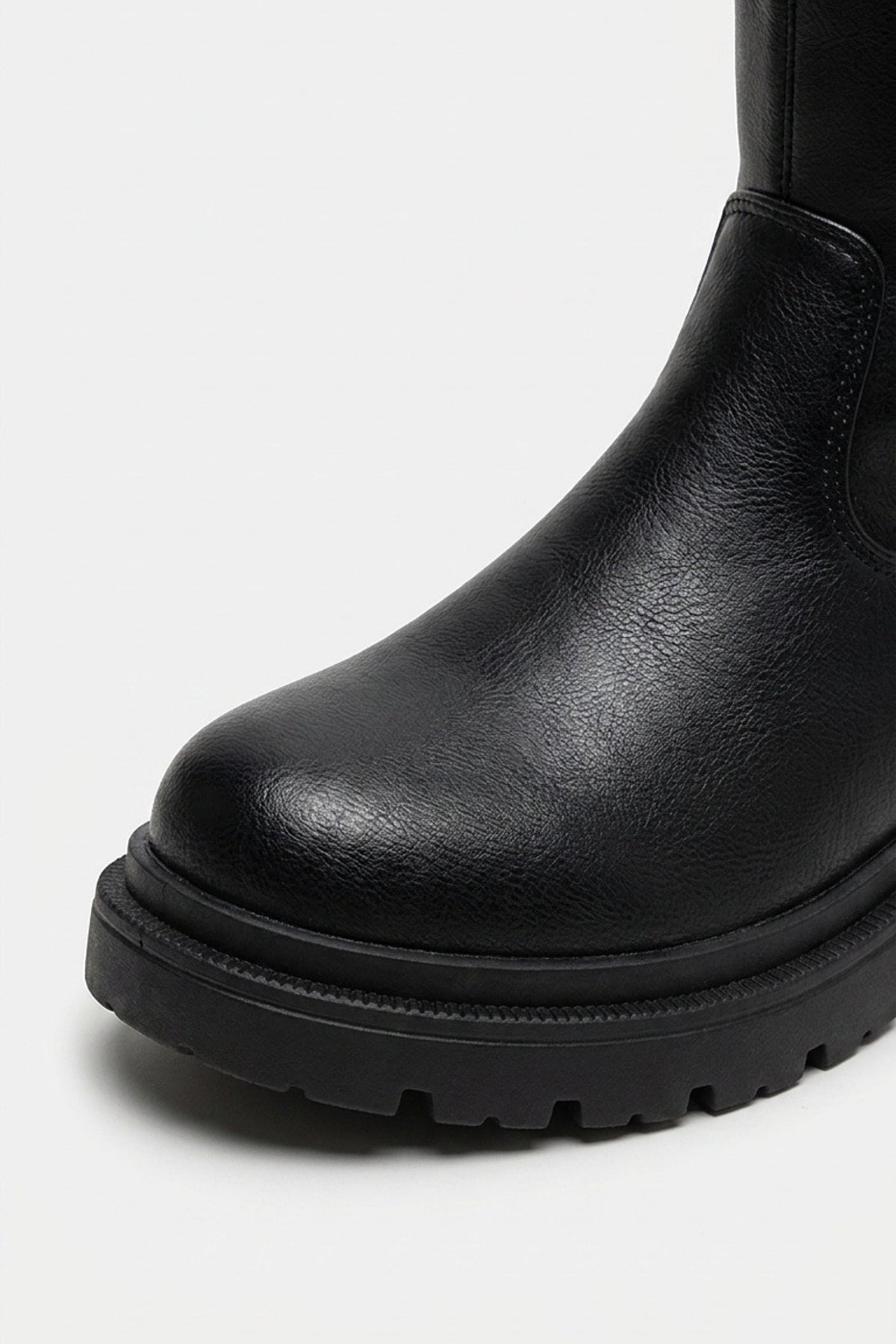 Women's Zip-Up Block Heel Knee High Boots