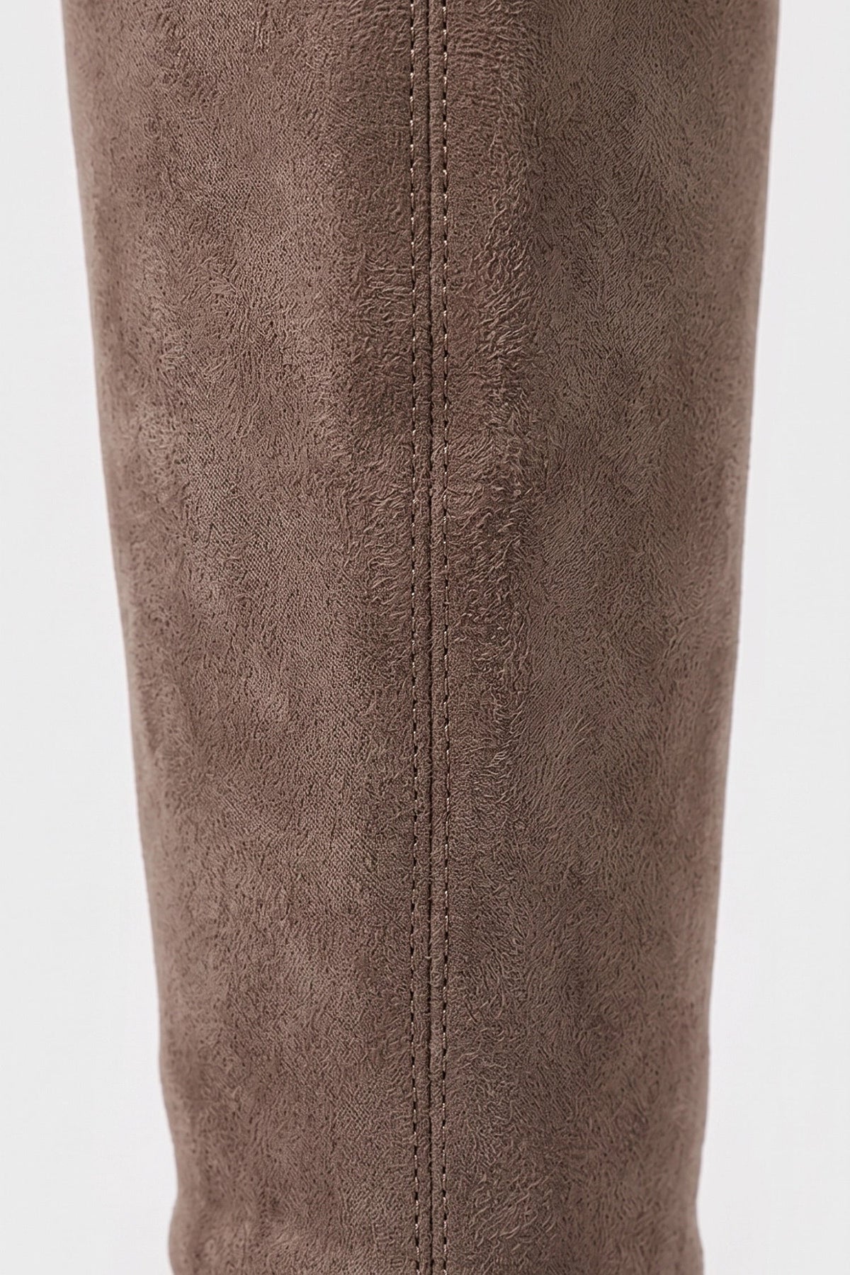 Women's Zip-Up Faux Suede Block Heel Knee High Boots