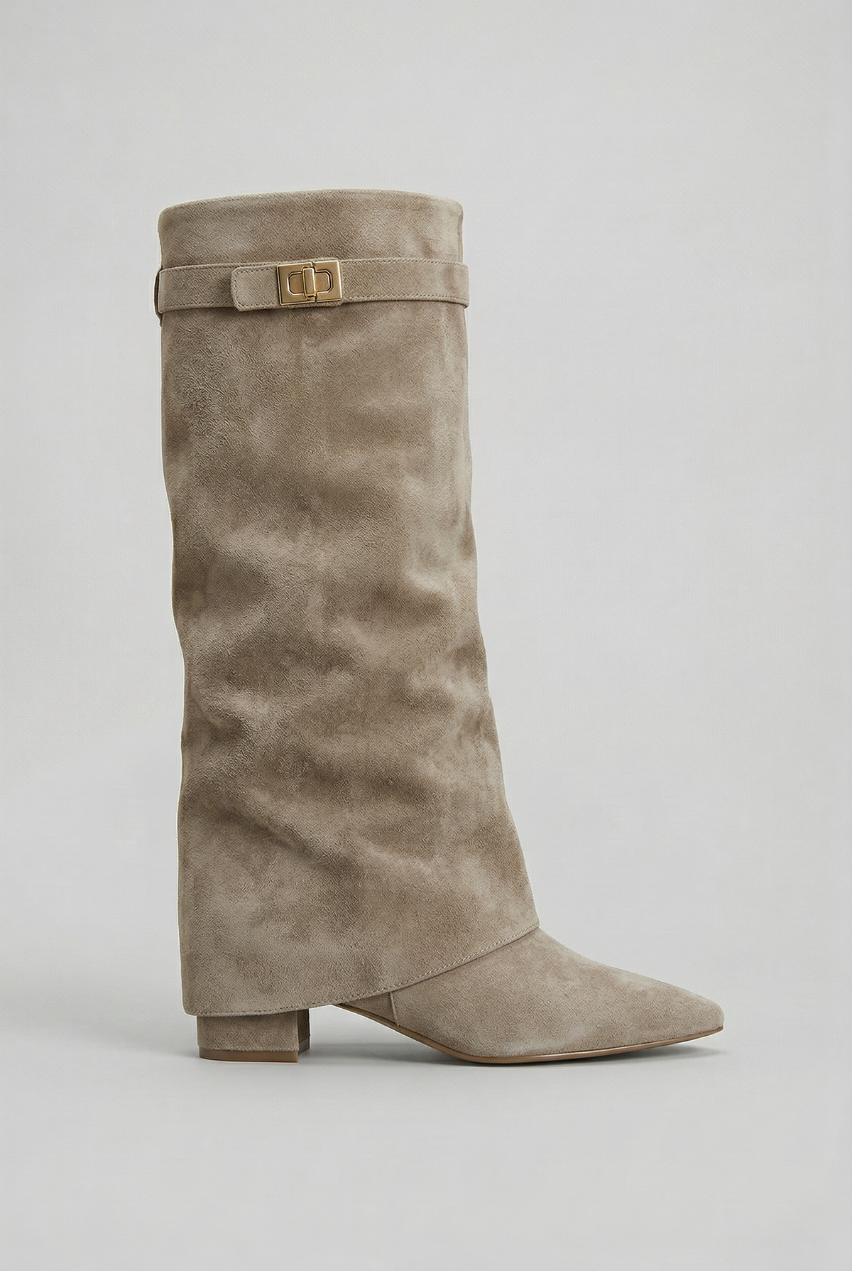 Women's Zip-Up Foldover Boots