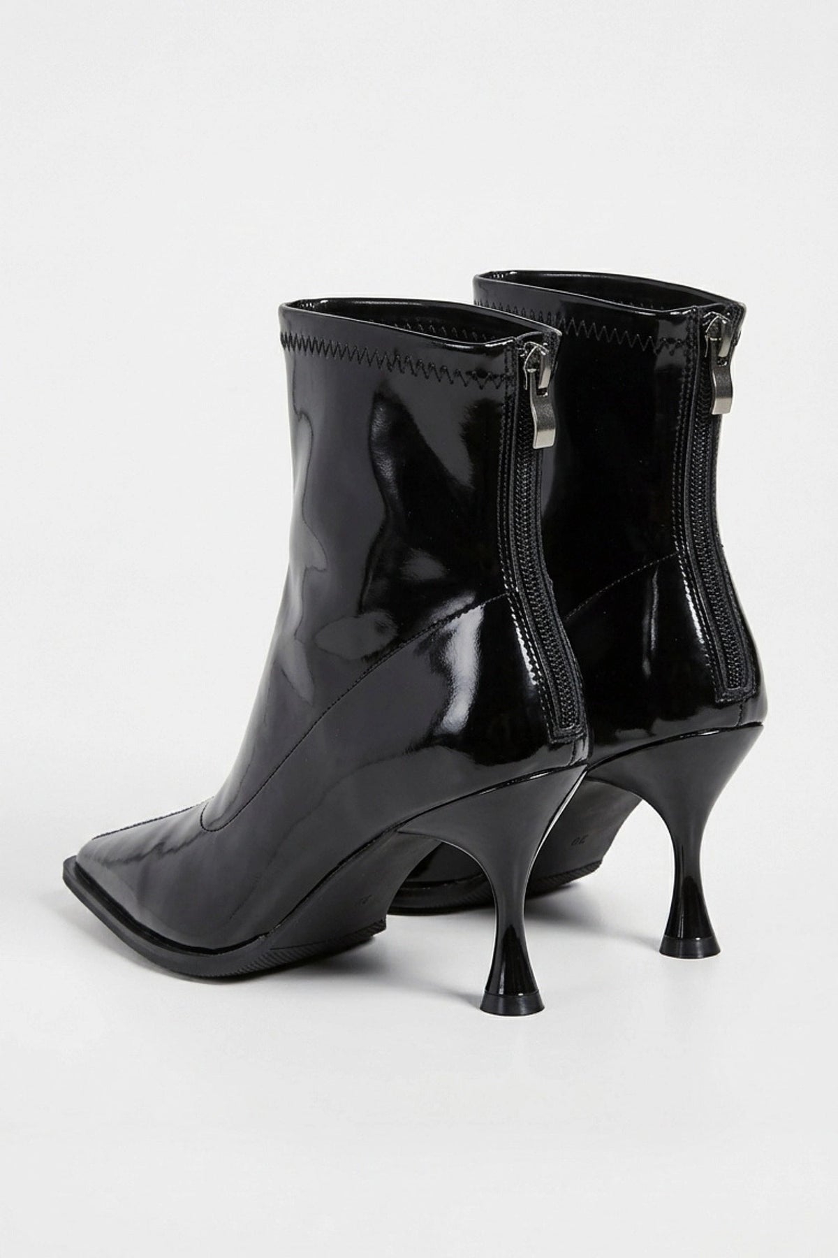 Women's Zip-Up Pointed Toe Ankle Boots