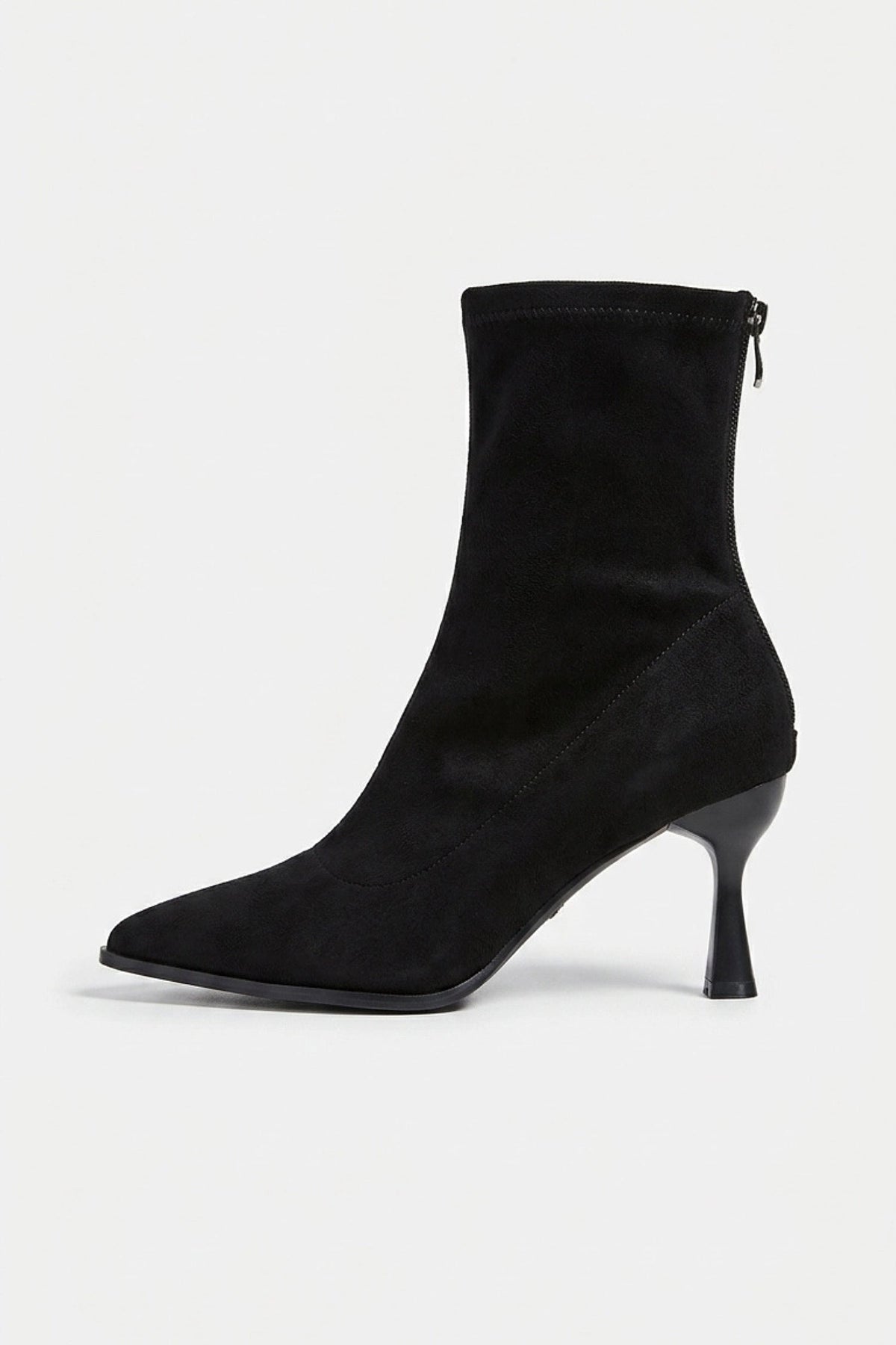 Women's Zip-Up Suede Ankle Boots