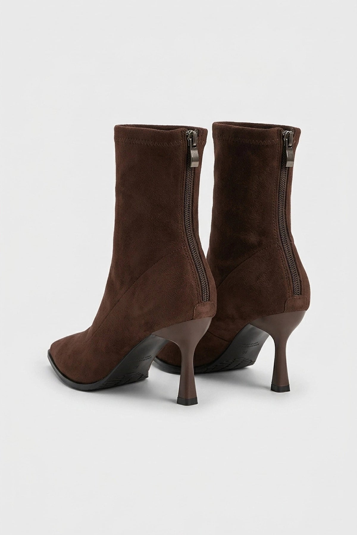 Women's Zip-Up Suede Ankle Boots
