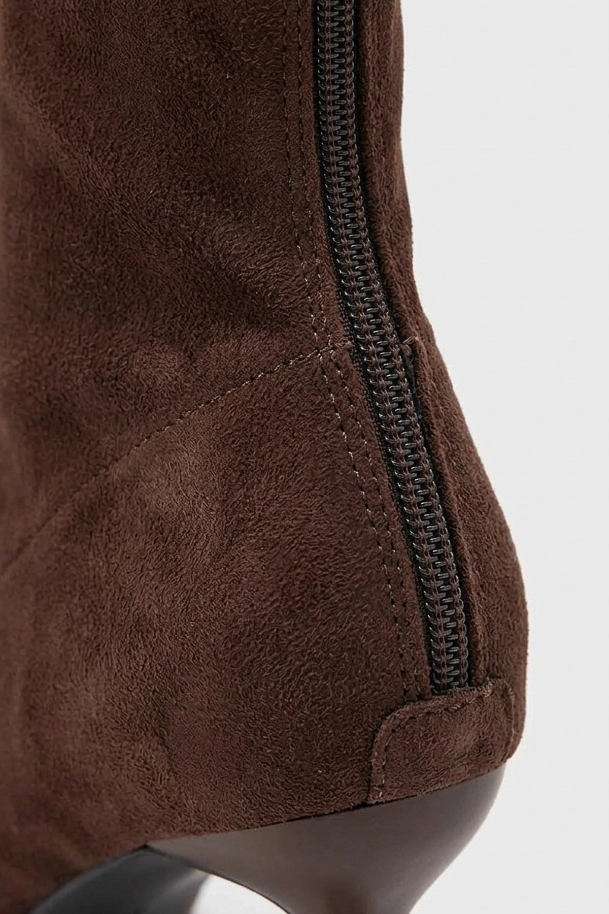 Women's Zip-Up Suede Ankle Boots