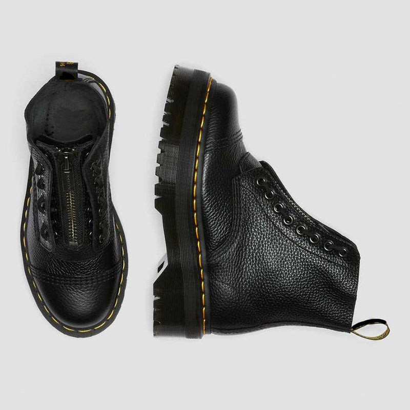 Women's Zip-Up Waterproof Chunky Boots
