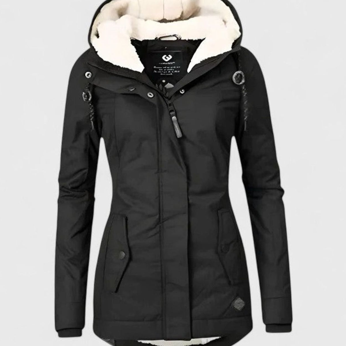 Women's Zip-Up Waterproof Hooded Coat
