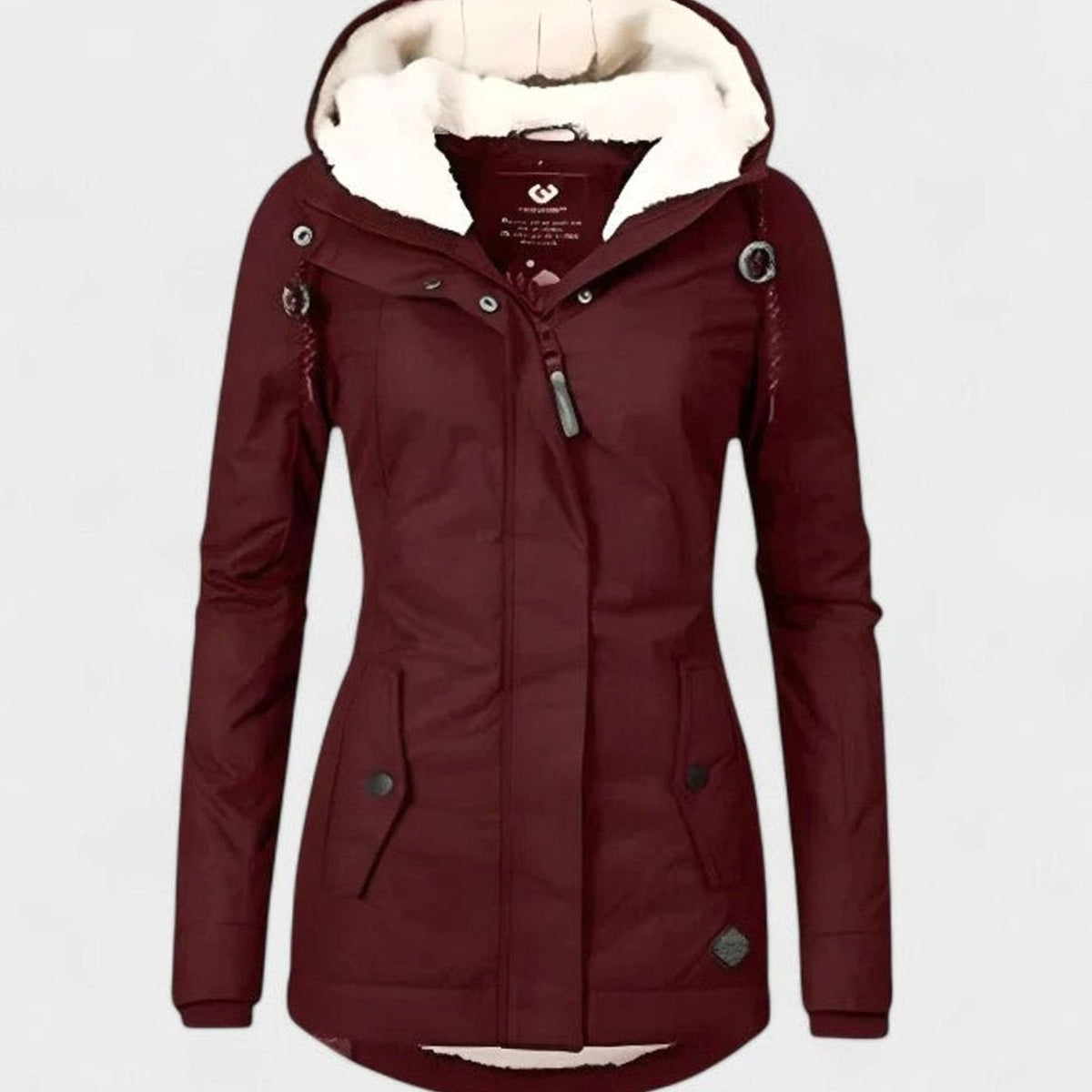 Women's Zip-Up Waterproof Hooded Coat