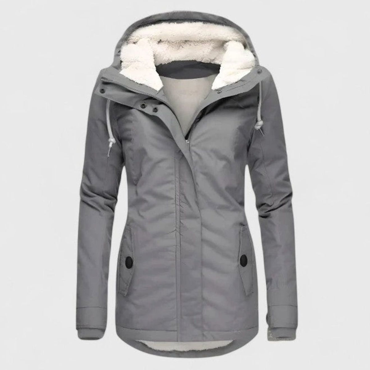 Women's Zip-Up Waterproof Hooded Coat