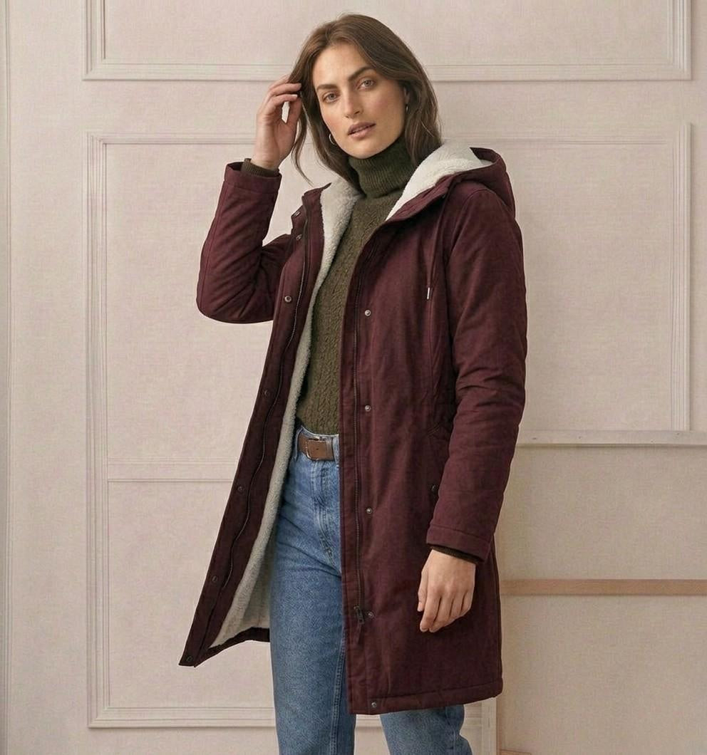 Women's Zip-Up Waterproof Parka