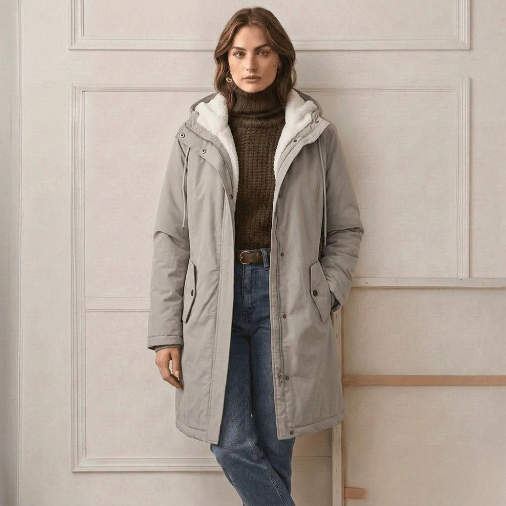 Women's Zip-Up Waterproof Parka