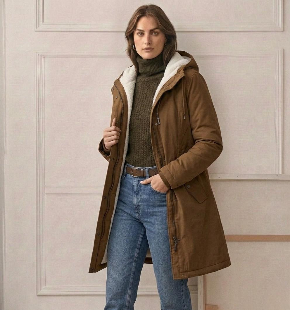 Women's Zip-Up Waterproof Parka